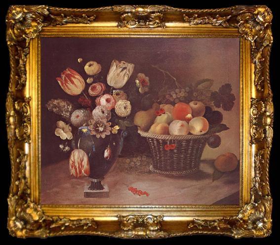 framed  William Buelow Gould Flowers and Fruit, ta009-2
